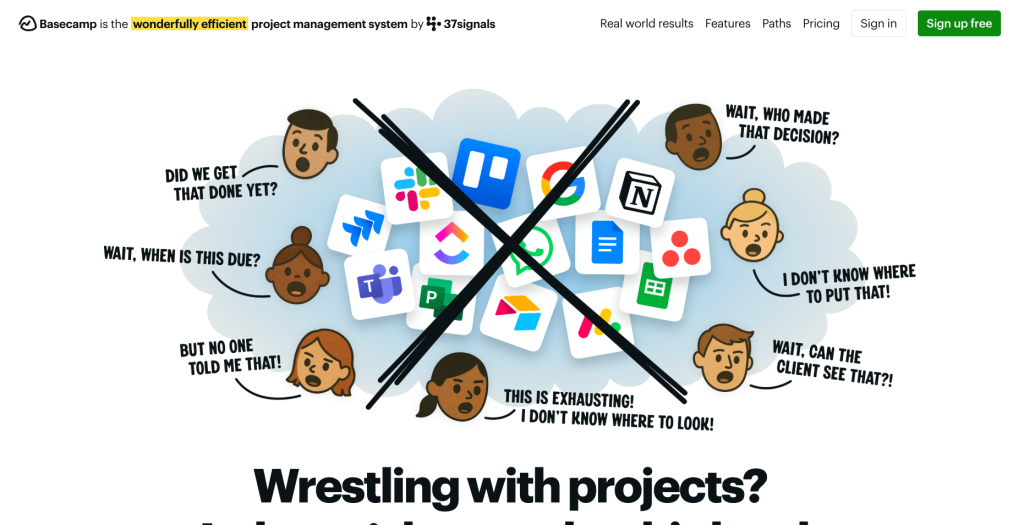 Basecamp - project management systems