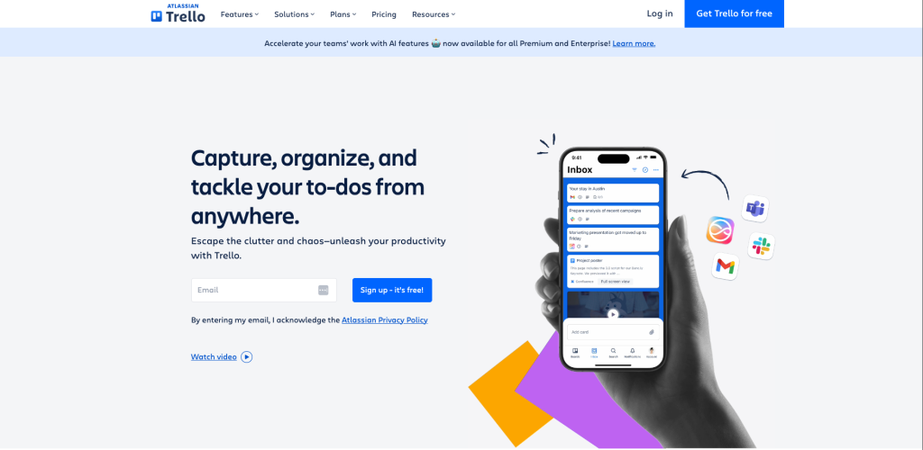 Trello (Visual Task Management)
