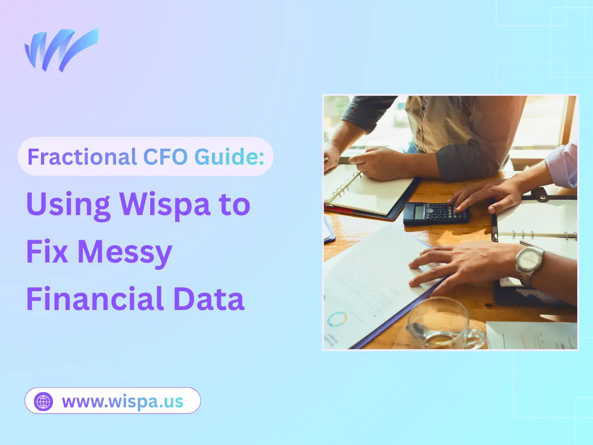Fractional CFO Guide: Using Wispa to Fix Messy Financial Data