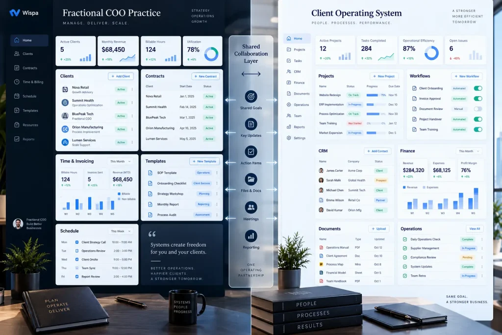 The Two Stacks Every Fractional COO Actually Needs